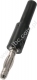 ADA 1056-SW  Adapter - przej. gn.bezp.2mm / wt.4mm, czarny, ELECTRO-PJP, ADA1056SW